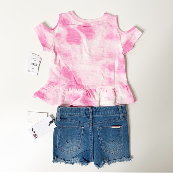 HUDSON JEANS TIE DYE JERSEY & SHORTS SET - Picture 6 of 8